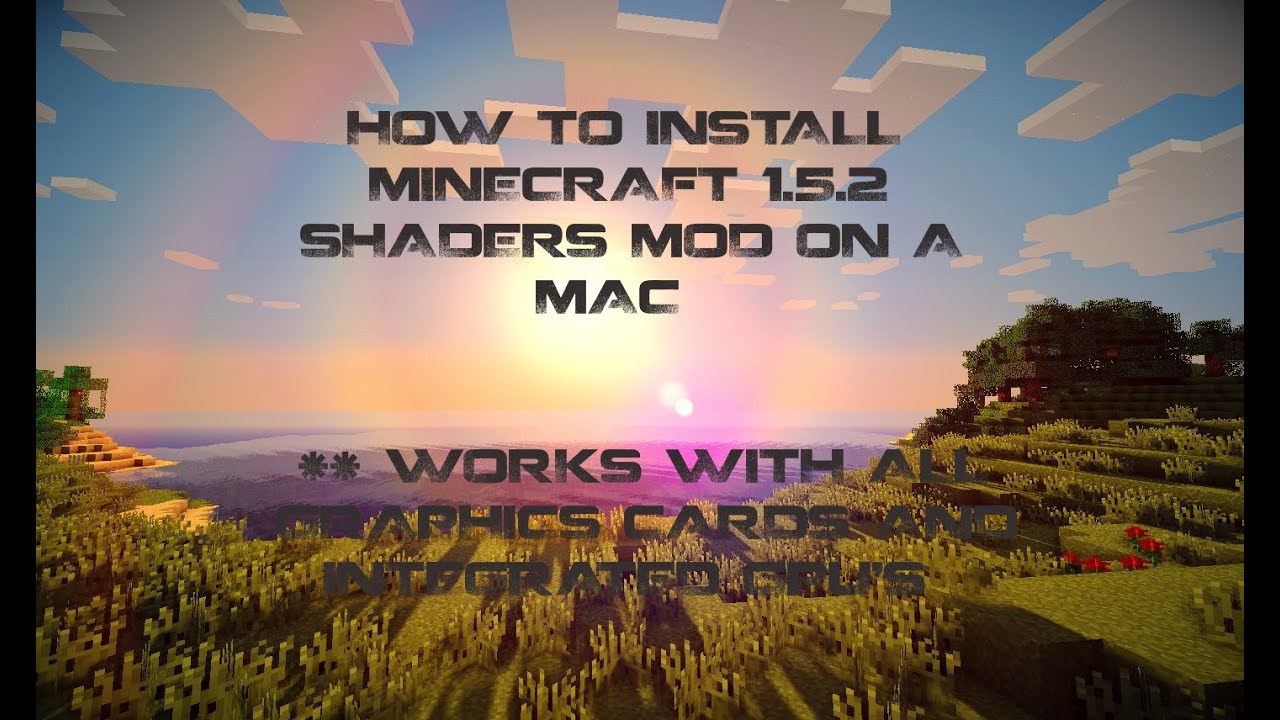 how to download shaders for mac
